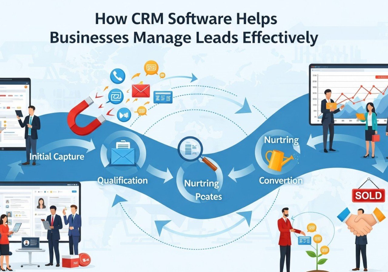 How CRM Software Helps Businesses Manage Leads Effectively