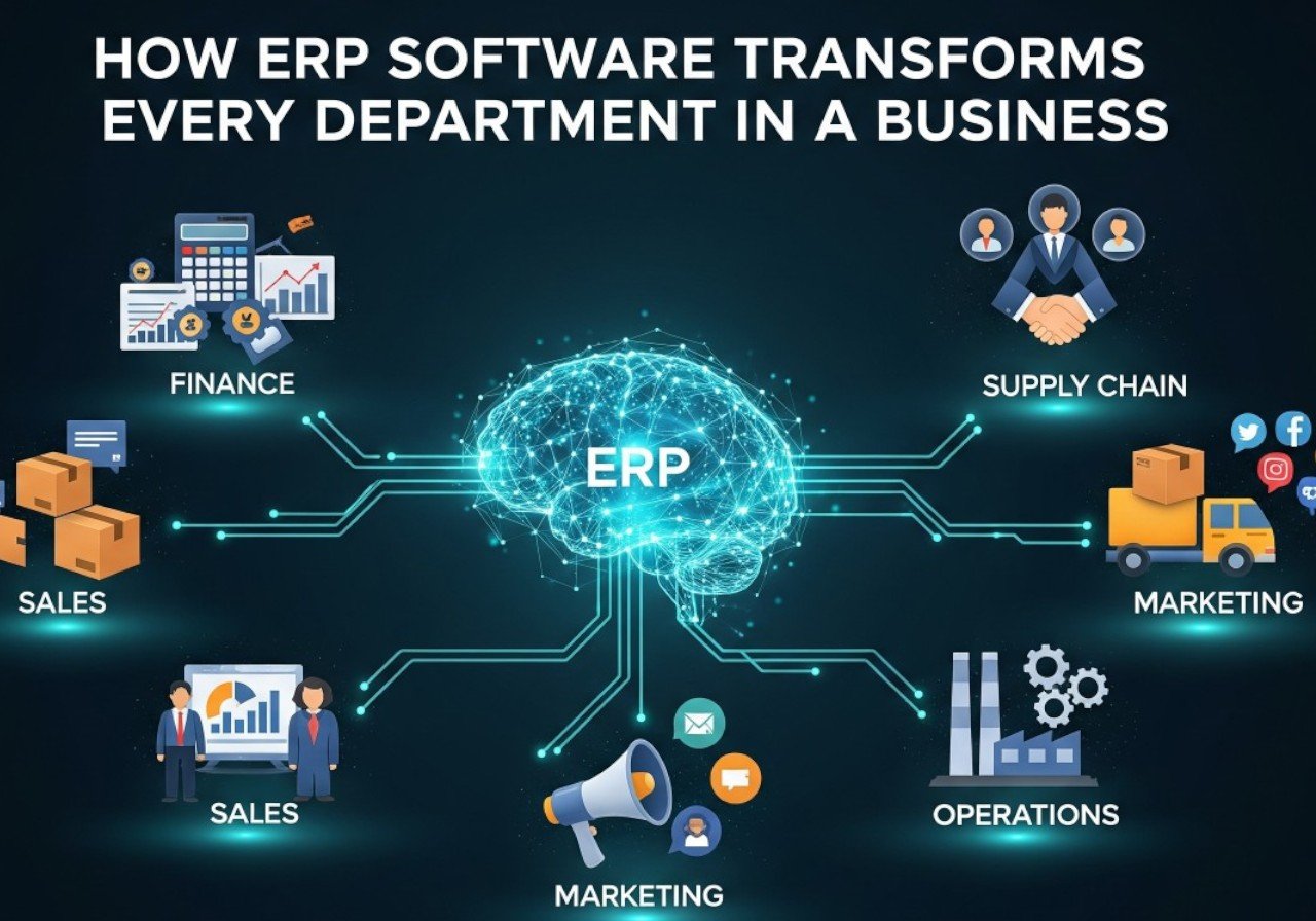 How ERP Software Transforms Every Department in a Business