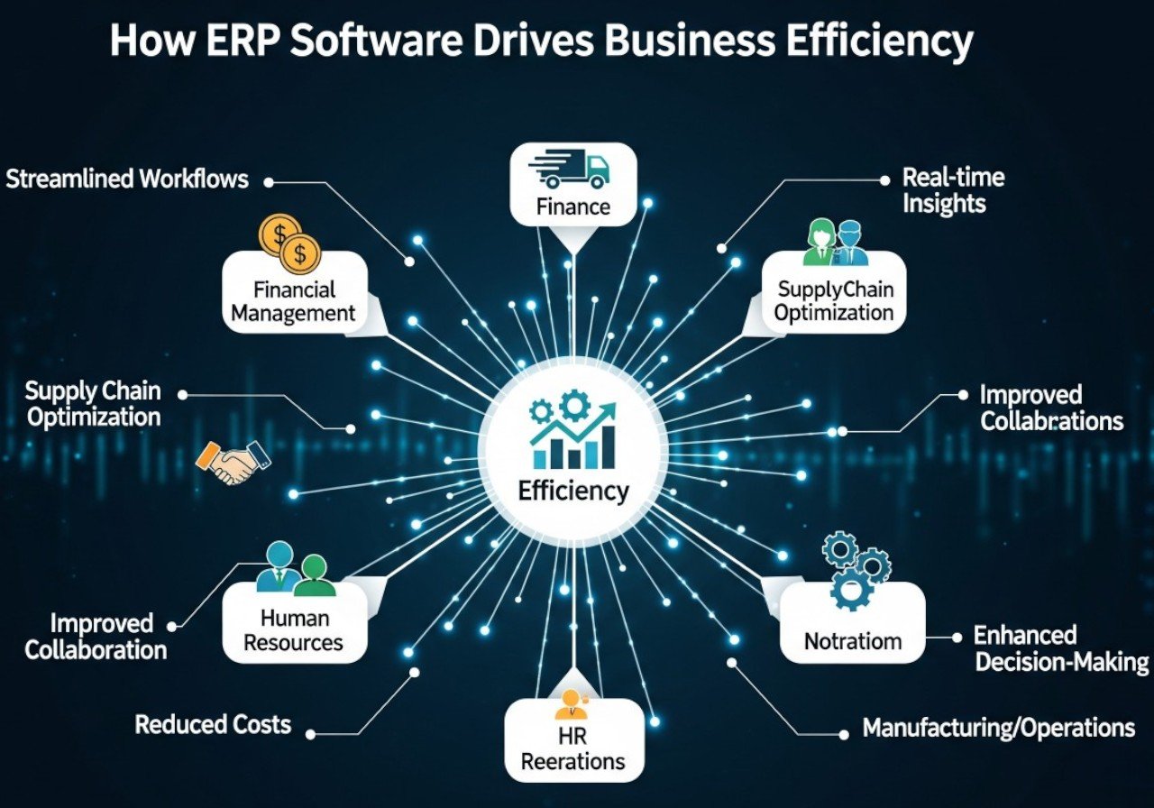 How ERP Software Drives Business Efficiency